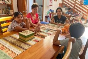English volunteer in Galapagos
